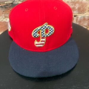 Phillies‎ Baseball Cap with American Flag Logo